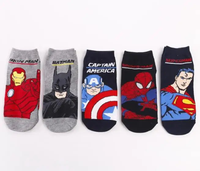 🧦 جوارب نسائية قصيرة برسومات كرتونية لطيفة 🐾