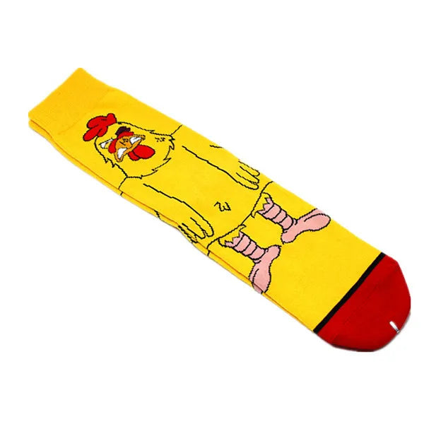 🧦 جوارب رجالية جديدة برسومات كرتونية مرحة – ستايل أنمي وكوميكس 🎨